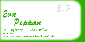 eva pippan business card